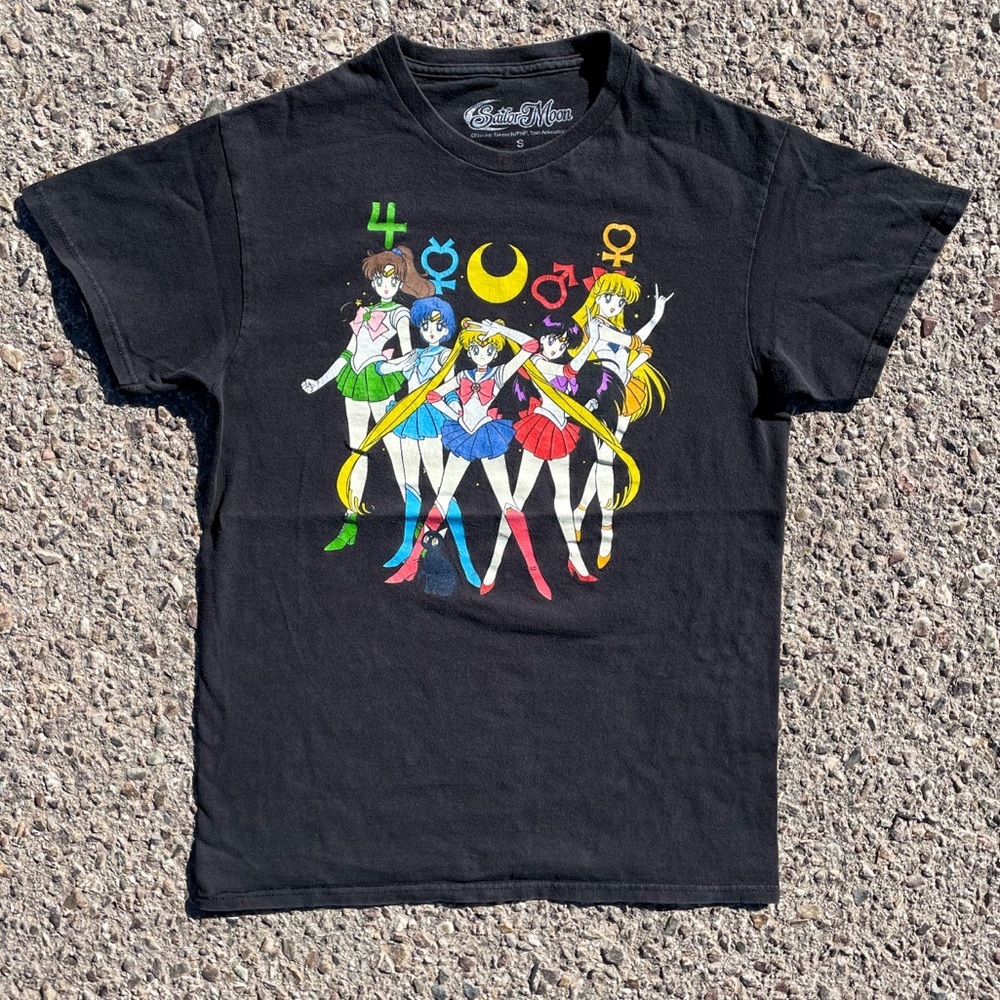 Sailor Moon Mars Venus Y2K Double Sided Naoko Takeuchi T-shirt Women’s Size (S)